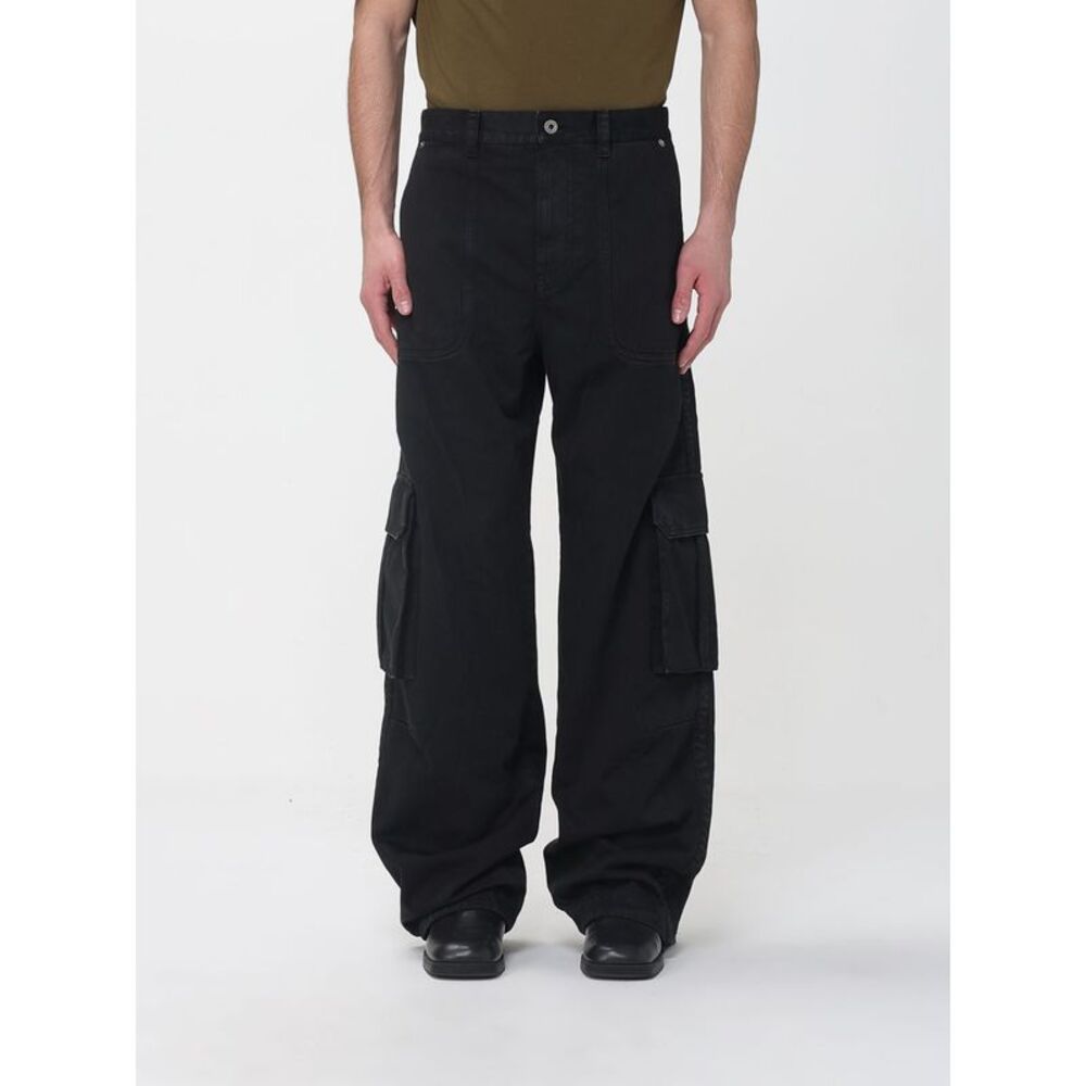 Loewe Men Cotton Cargo Trousers Loewe